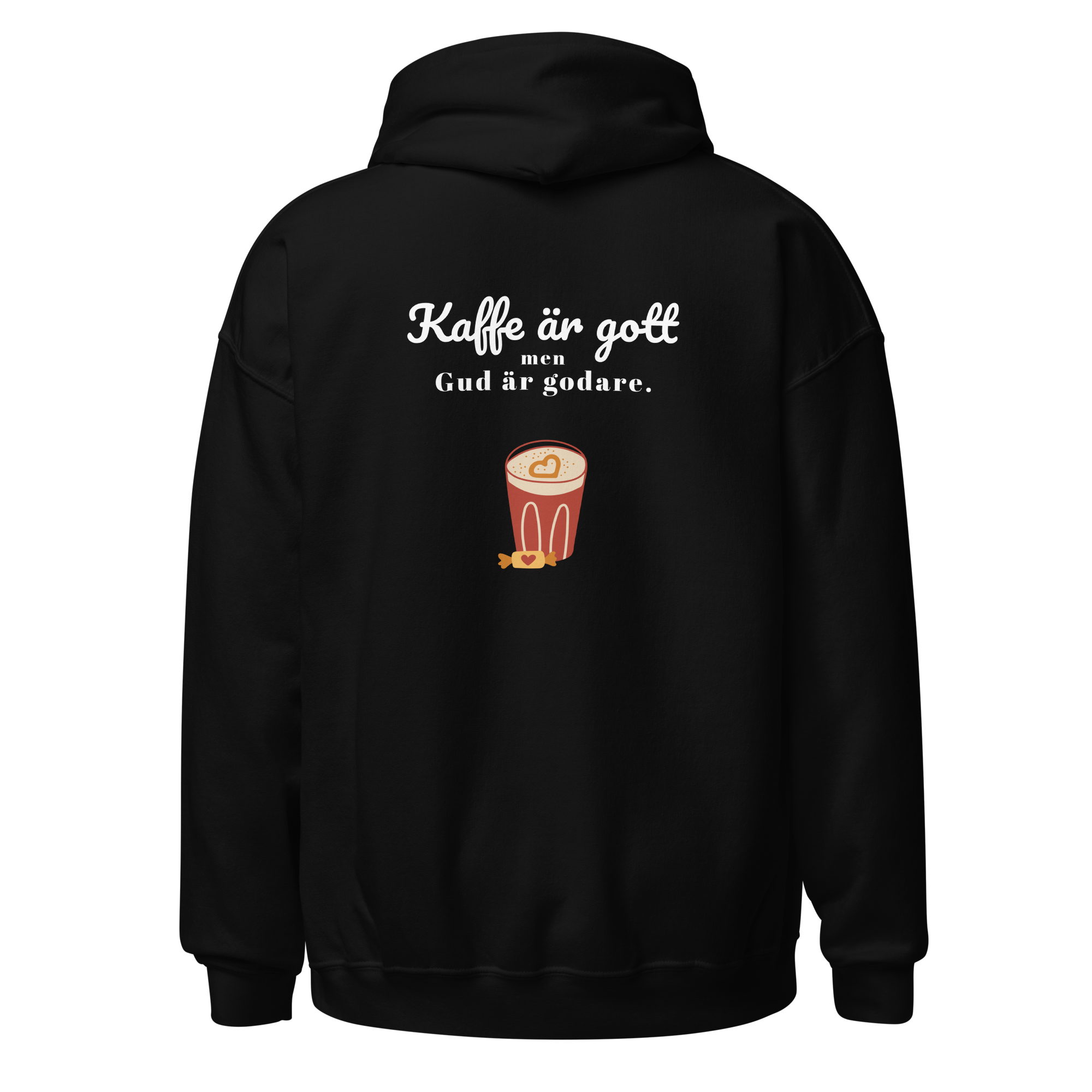 Luvtröja - Kaffe är gott men Gud är godare.