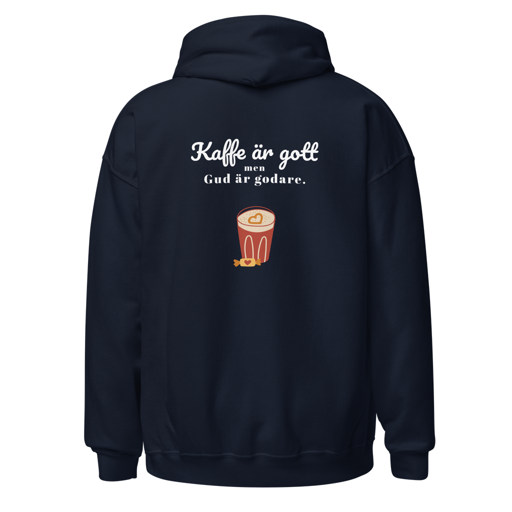 Luvtröja - Kaffe är gott men Gud är godare.