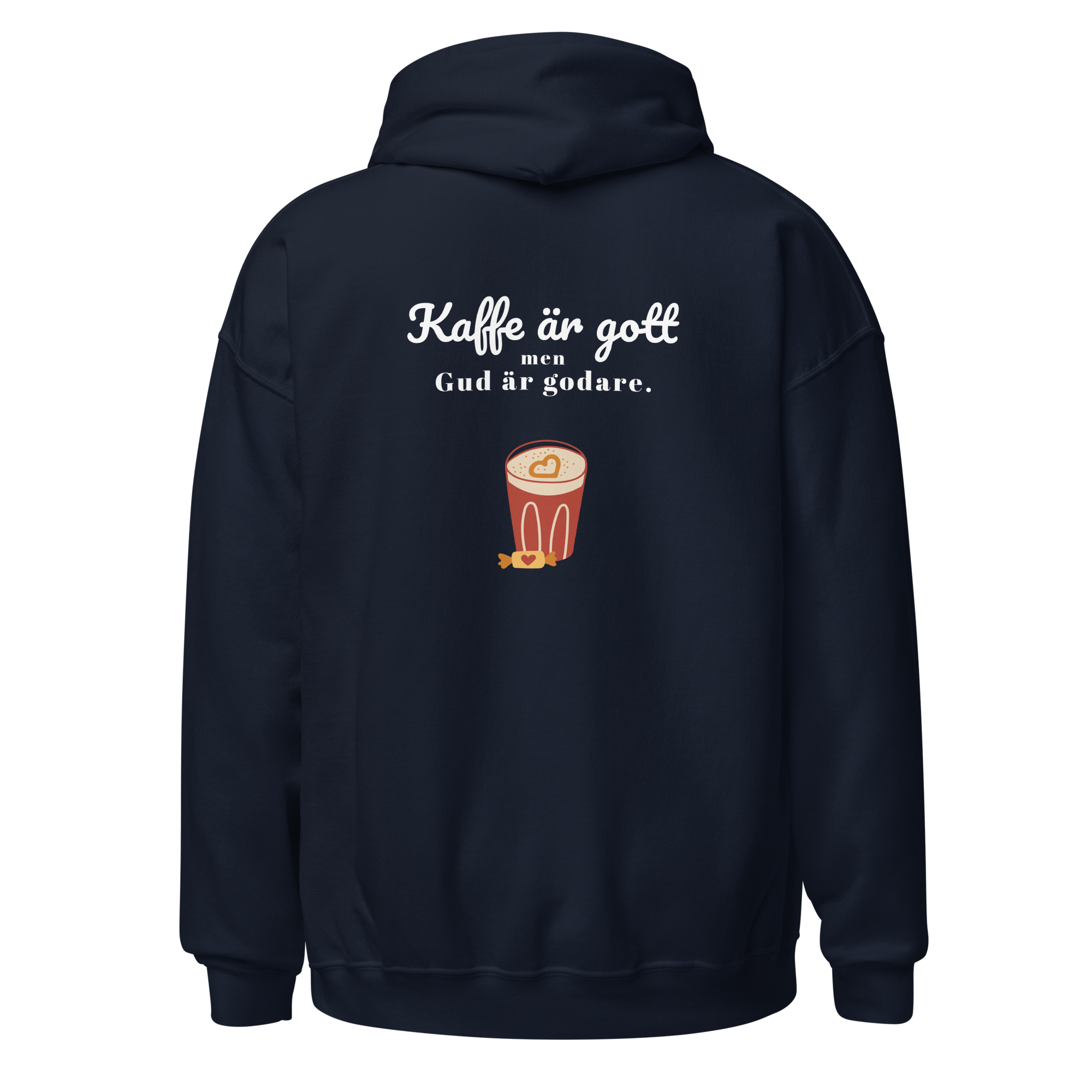 Luvtröja - Kaffe är gott men Gud är godare.