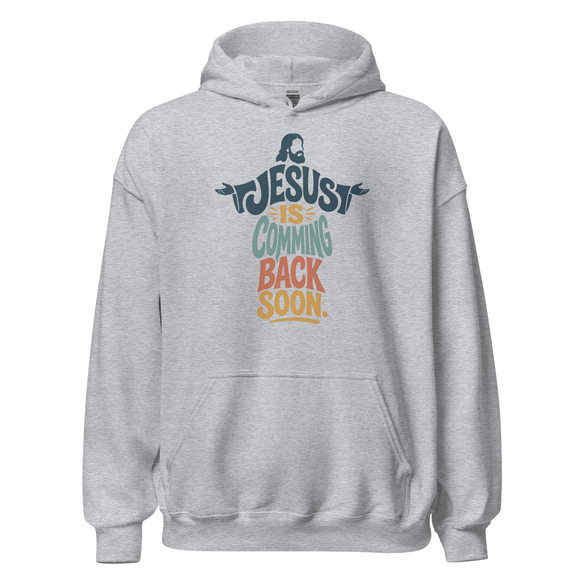 Luvtröja - JESUS IS COMMING BACK SOON.