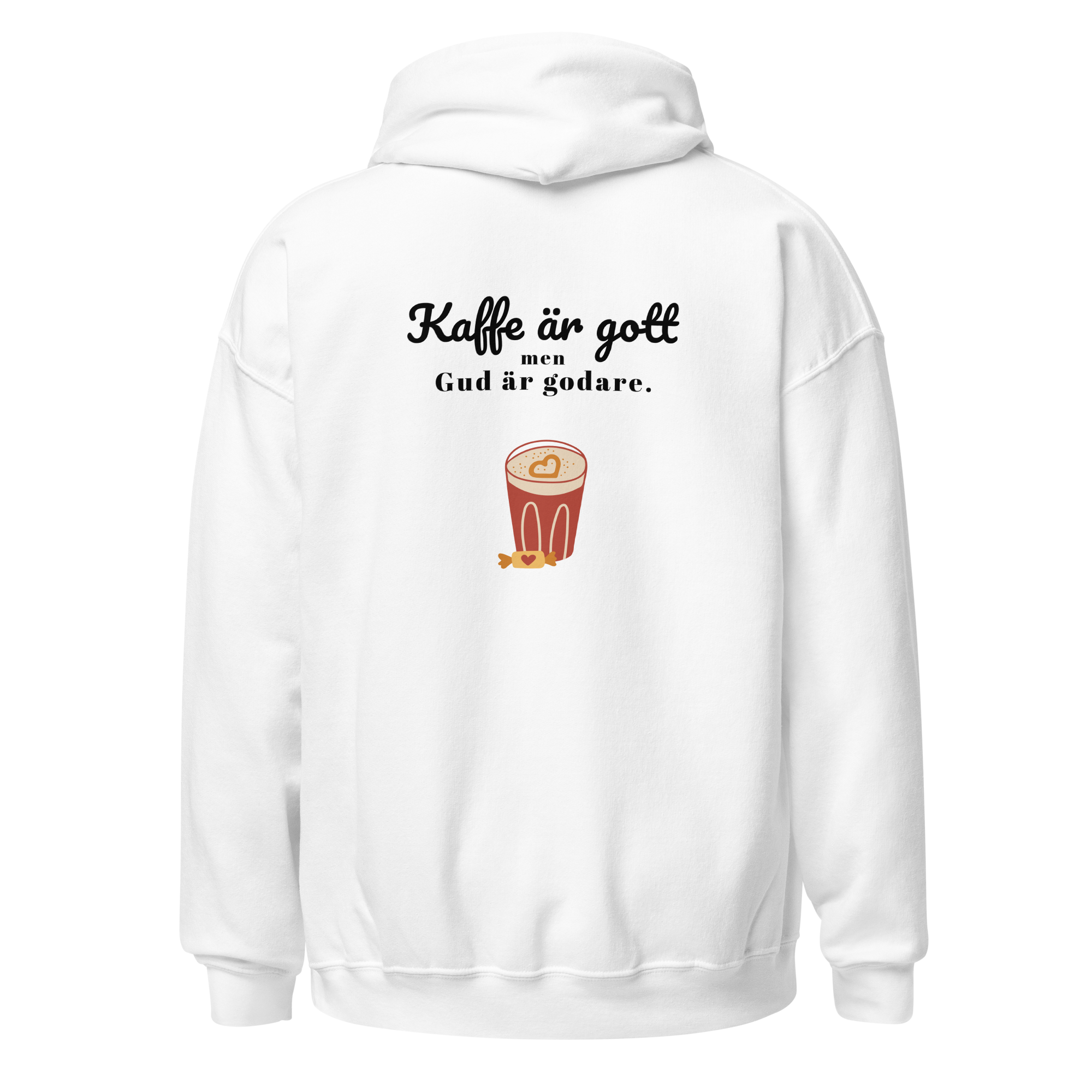 Luvtröja - Kaffe är gott men Gud är godare.