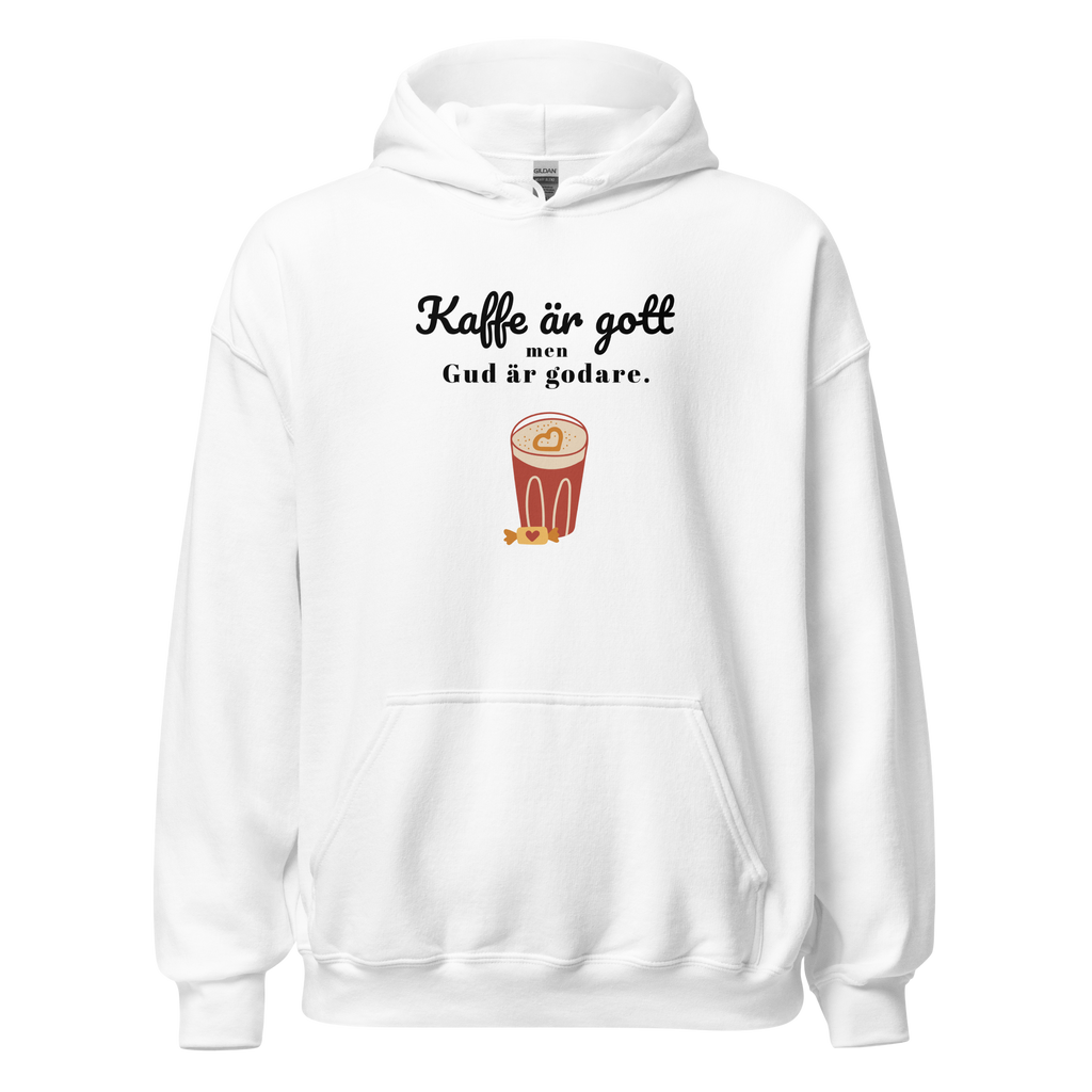 Luvtröja - Kaffe är gott men Gud är godare.