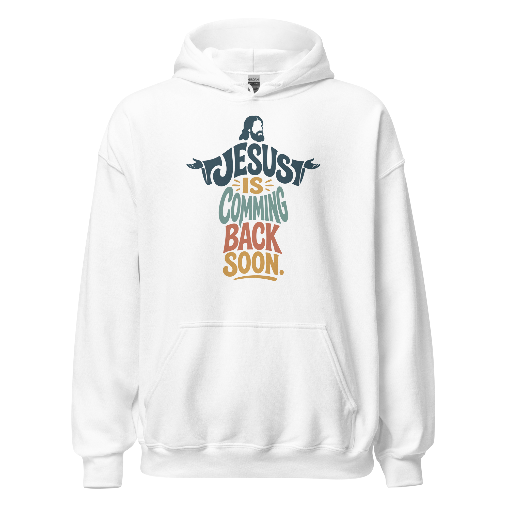 Luvtröja - JESUS IS COMMING BACK SOON.